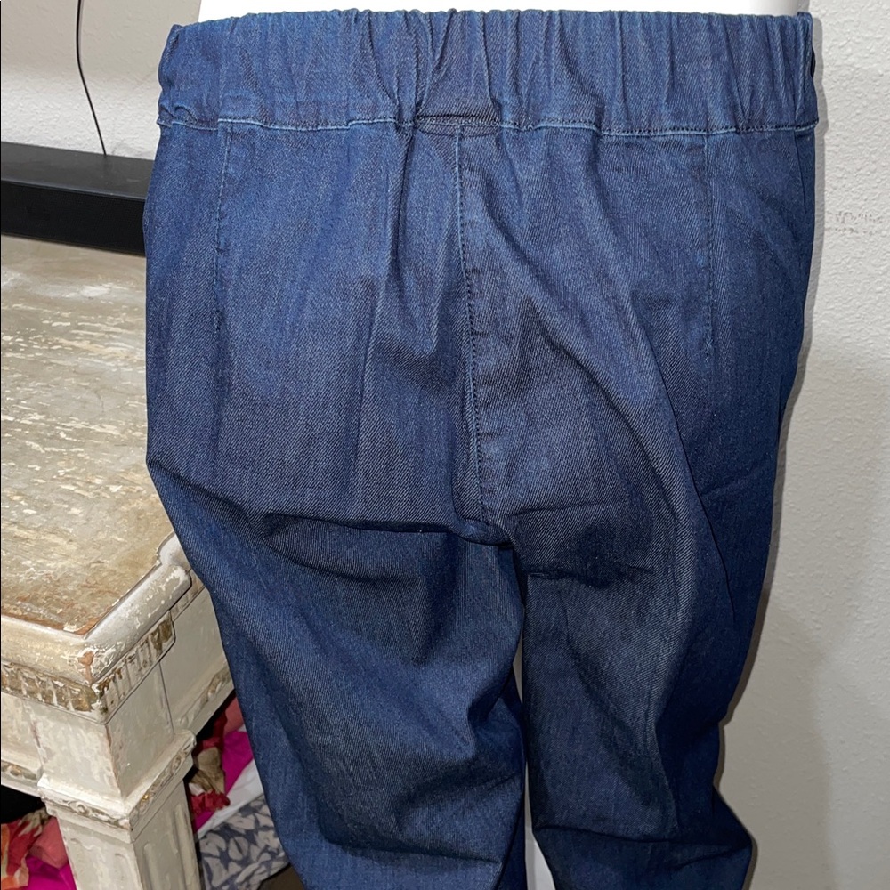 MaxMara Dark Blue Straight Leg Jeans - Picture 9 of 10